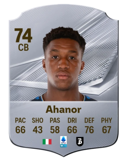 Ahanor 74 Silver CB FC 27 card