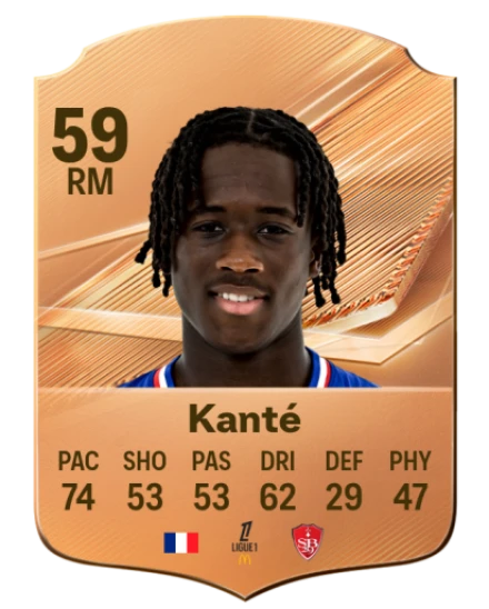 Kanté 59 Bronze RM FC 27 card