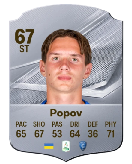 Popov 67 Common ST FC 26 card