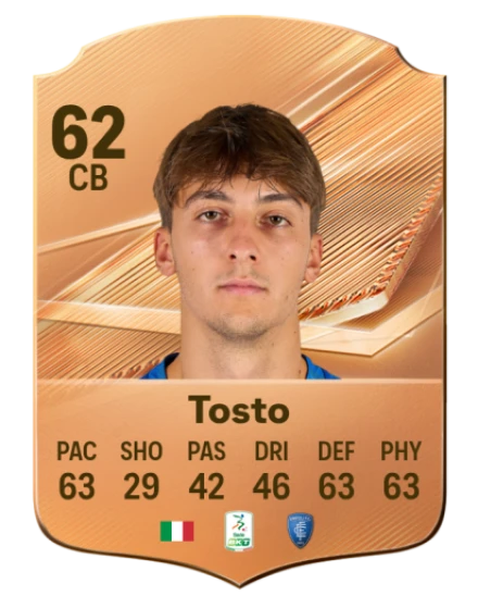 Tosto 62 Rare CB FC 26 card