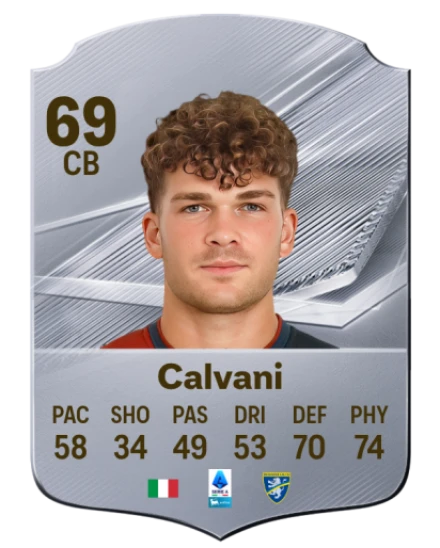 Calvani 69 Silver CB FC 27 card