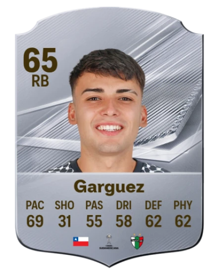 Garguez 65 Silver RB FC 27 card