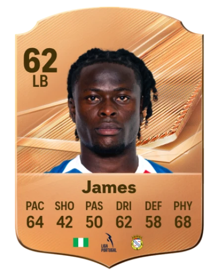 James 62 Bronze LB FC 27 card