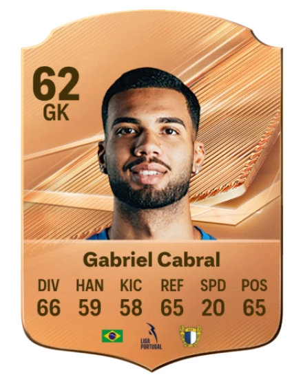 Gabriel Cabral 62 Bronze GK FC 27 card