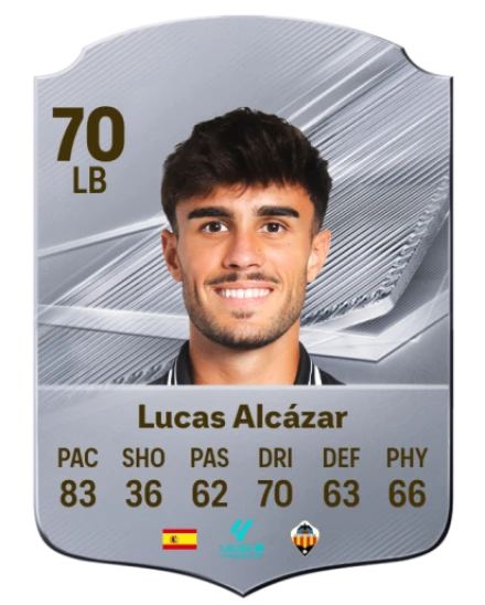 Lucas Alcázar 70 Common LB FC 26 card