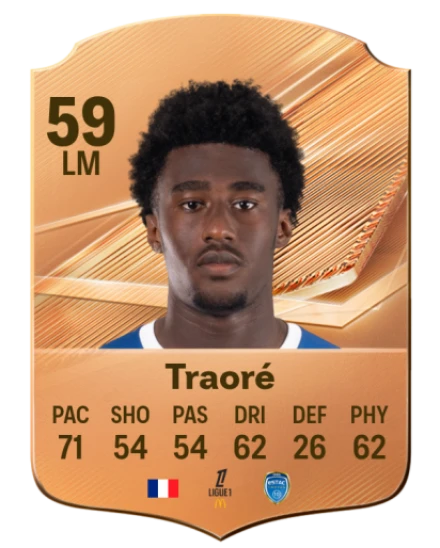 Traoré 59 Bronze LM FC 27 card