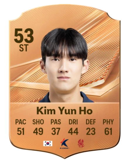 Kim Yun Ho 53 Bronze ST FC 27 card