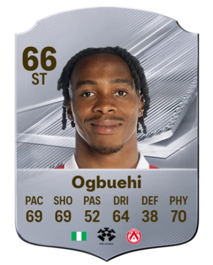Ogbuehi 66 Silver ST FC 27 card