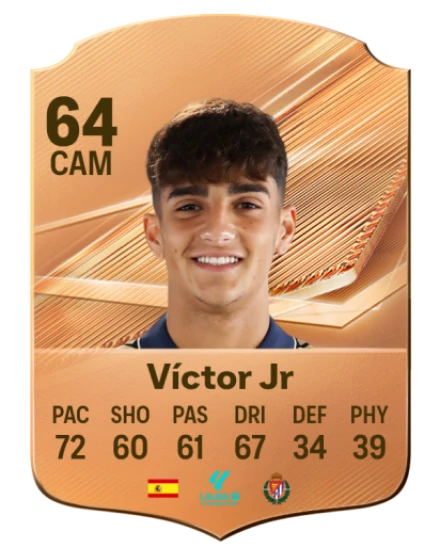 Víctor Jr 64 Bronze CAM FC 27 card