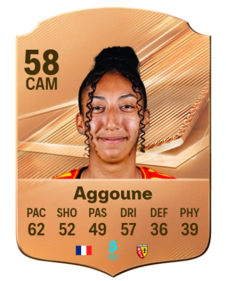 Aggoune 58 Bronze CAM FC 27 card