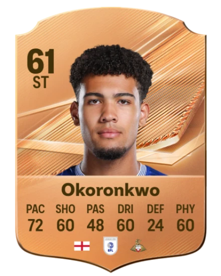 Okoronkwo 61 Bronze ST FC 27 card