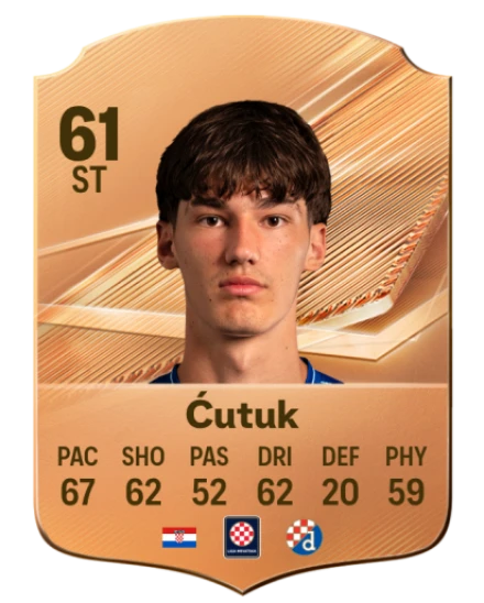 Ćutuk 61 Rare ST FC 26 card