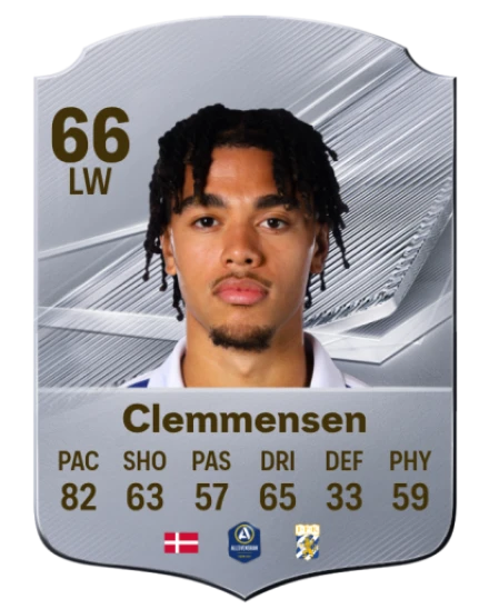 Clemmensen 66 Silver LW FC 27 card