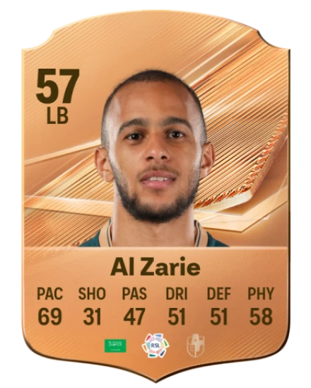 Al Zarie 57 Bronze LB FC 27 card