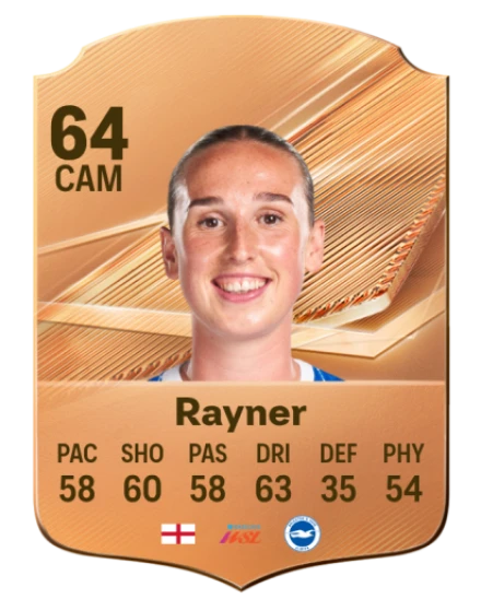 Rayner 64 Bronze CAM FC 27 card