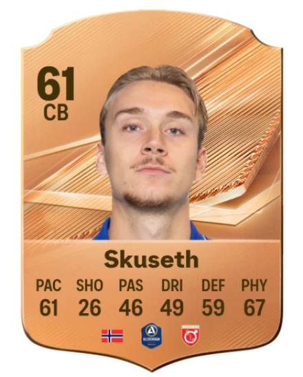 Skuseth 61 Bronze CB FC 27 card
