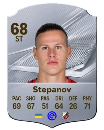 Stepanov 68 Common ST FC 26 card