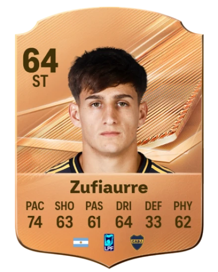 Zufiaurre 64 Bronze ST FC 27 card