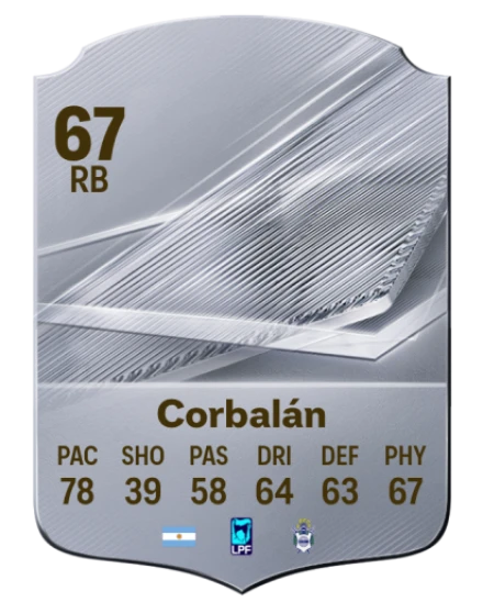 Corbalán 67 Rare RB FC 26 card