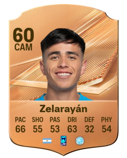 Zelarayán 60 Bronze CAM FC 27 card