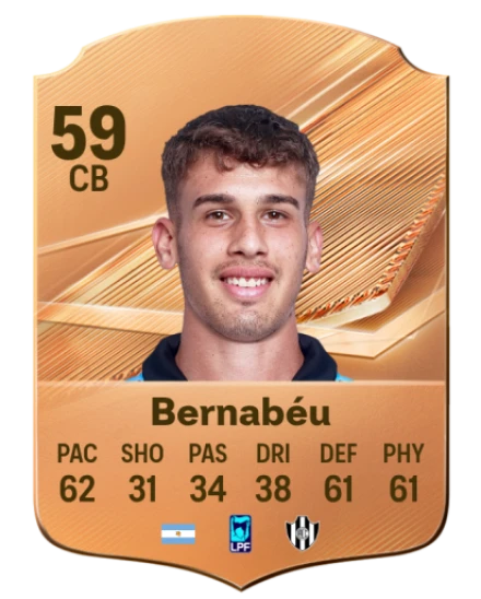 Bernabéu 59 Bronze CB FC 27 card