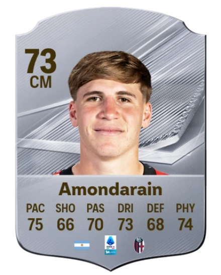 Amondarain 73 Silver CM FC 27 card