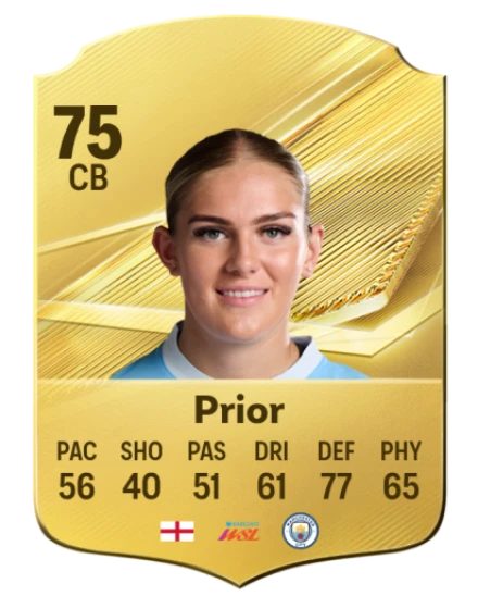 Prior 75 Gold CB FC 27 card