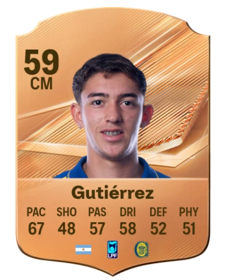 Gutiérrez 59 Bronze CM FC 27 card