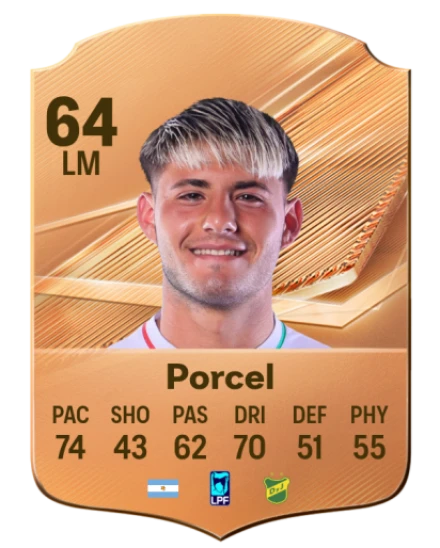 Porcel 64 Bronze LM FC 27 card