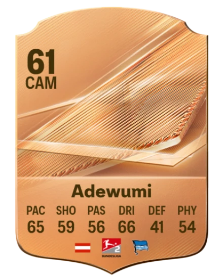 Adewumi 61 Bronze CAM FC 27 card