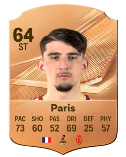 Paris 64 Bronze ST FC 27 card