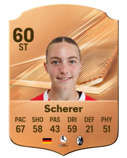 Scherer 60 Bronze ST FC 27 card