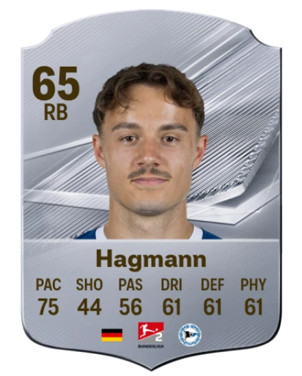 Hagmann 65 Silver RB FC 27 card