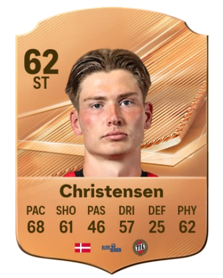 Christensen 62 Bronze ST FC 27 card