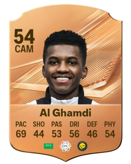 Al Ghamdi 54 Bronze CAM FC 27 card
