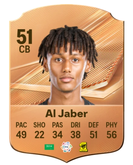 Al Jaber 51 Bronze CB FC 27 card