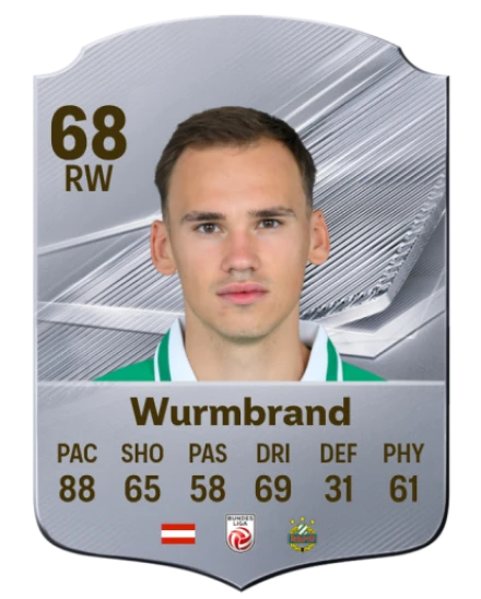 Wurmbrand 68 Common RW FC 26 card