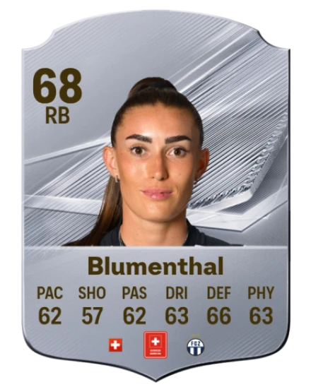 Blumenthal 68 Common RB FC 26 card