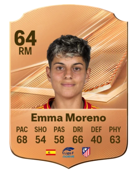 Emma Moreno 64 Bronze RM FC 27 card