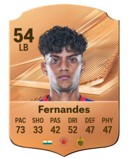 Fernandes 54 Common LB FC 26 card