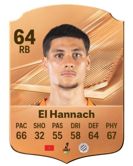 El Hannach 64 Common RB FC 26 card