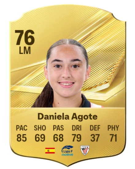 Daniela Agote 76 Common LM FC 26 card