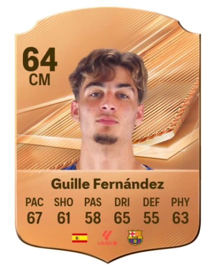 Guille Fernández 64 Bronze CM FC 27 card