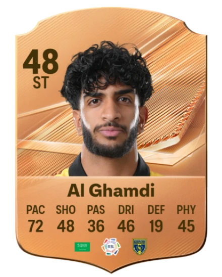 Al Ghamdi 48 Bronze ST FC 27 card