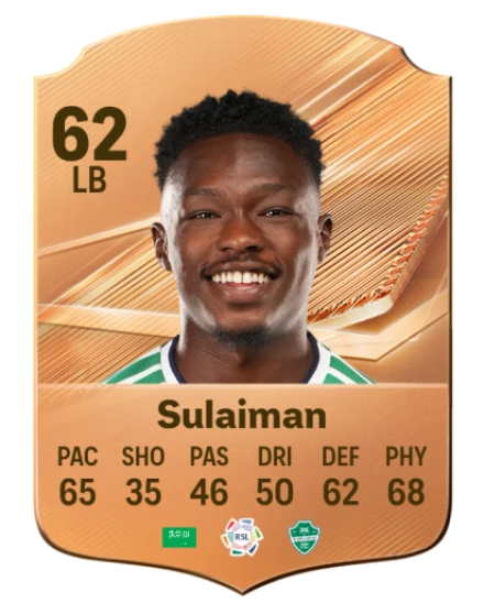 Sulaiman 62 Bronze LB FC 27 card