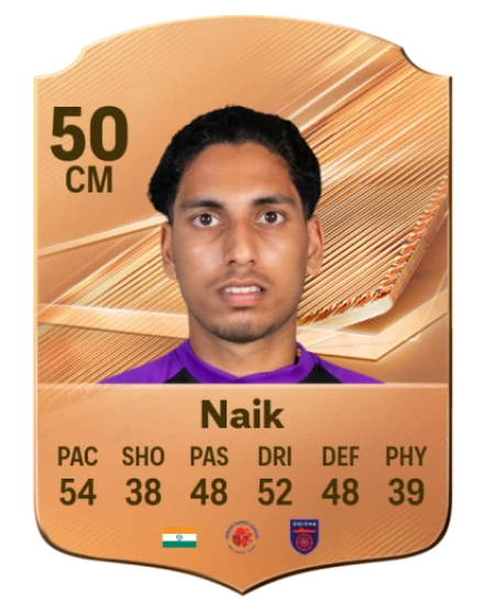 Naik 50 Bronze CM FC 27 card