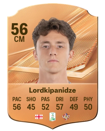 Lordkipanidze 56 Bronze CM FC 27 card