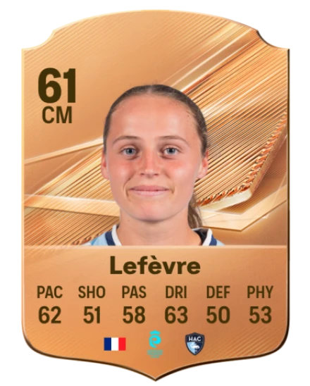 Lefèvre 61 Bronze CM FC 27 card