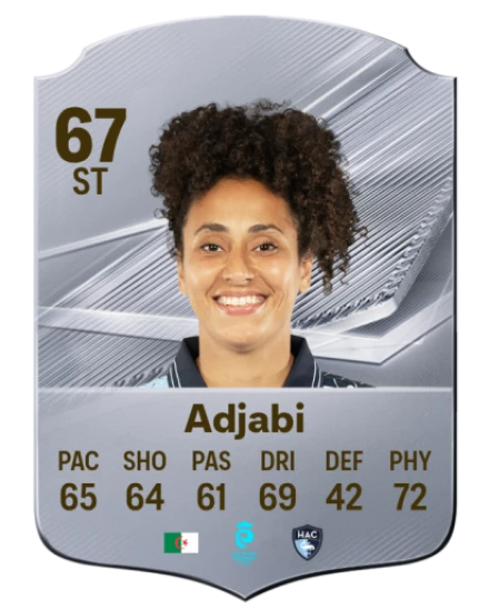 Adjabi 67 Silver ST FC 27 card
