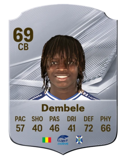 Dembele 69 Silver CB FC 27 card